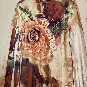 BLEU Floral Print Women's Top